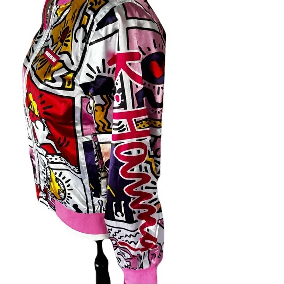 Members Only Vibrant Graphic Bomber Jacket - Picture 4 of 8